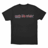 early life crisis UK flag pattern T Shirt Black