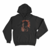 punk baby with earphones Hoodie Black